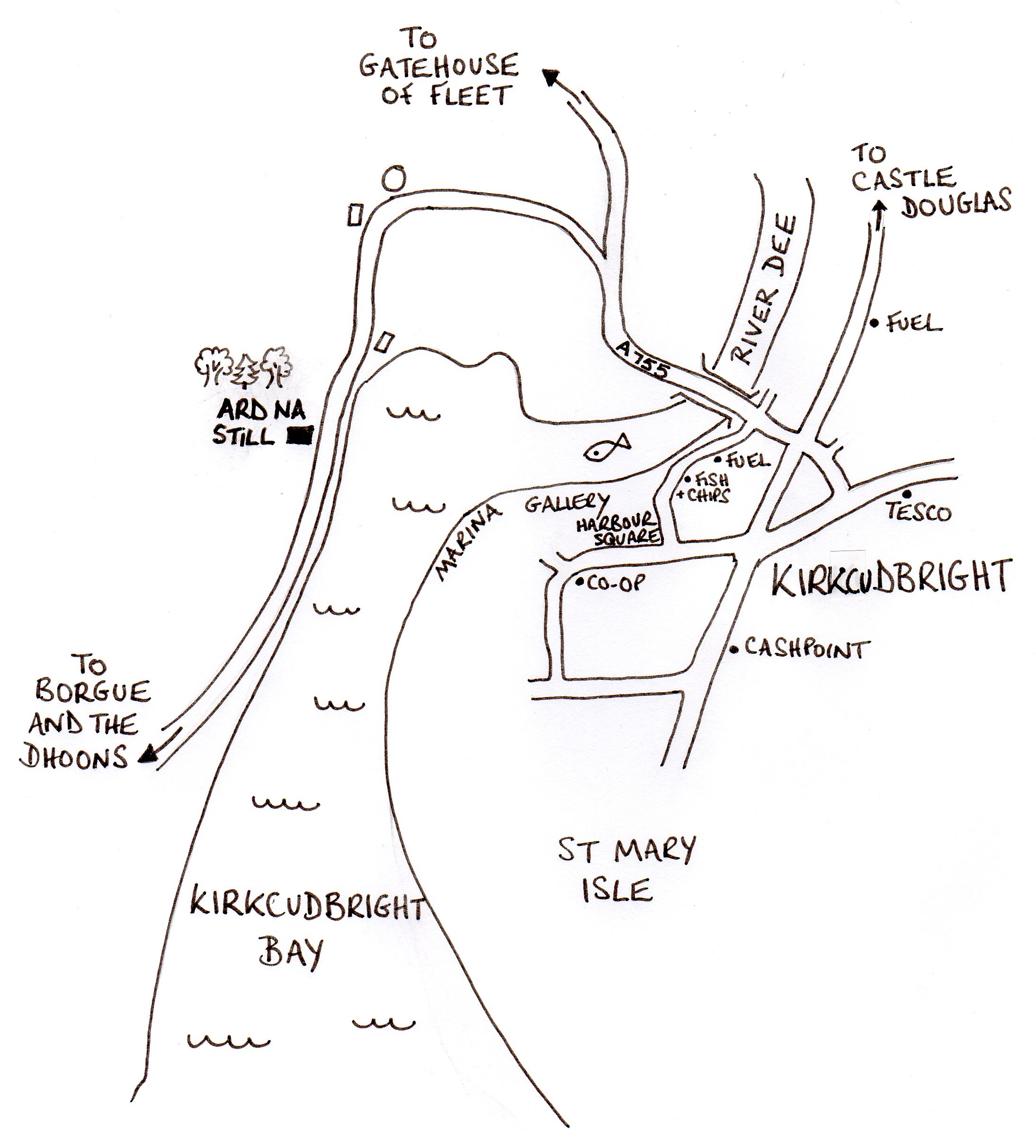 Map of Newtonmore 